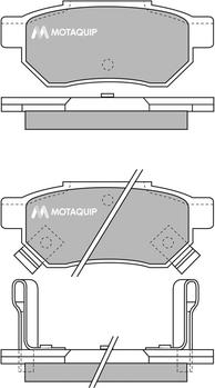 Motaquip LVXL533 - Тормозные колодки, дисковые, комплект autosila-amz.com