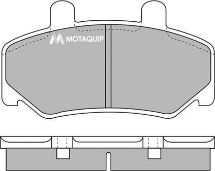 Motaquip LVXL537 - Тормозные колодки, дисковые, комплект autosila-amz.com