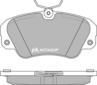Motaquip LVXL692 - Тормозные колодки, дисковые, комплект autosila-amz.com