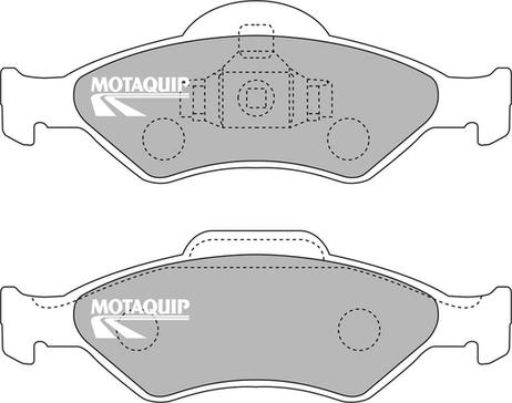 Motaquip LVXL648 - Тормозные колодки, дисковые, комплект autosila-amz.com