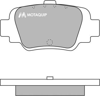 Motaquip LVXL663 - Тормозные колодки, дисковые, комплект autosila-amz.com
