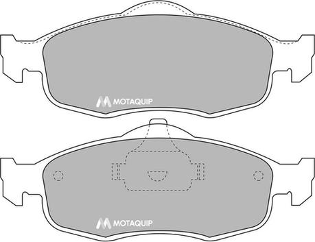 Motaquip LVXL662 - Тормозные колодки, дисковые, комплект autosila-amz.com