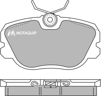 Motaquip LVXL603 - Тормозные колодки, дисковые, комплект autosila-amz.com