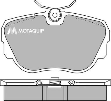 Motaquip LVXL614 - Тормозные колодки, дисковые, комплект autosila-amz.com