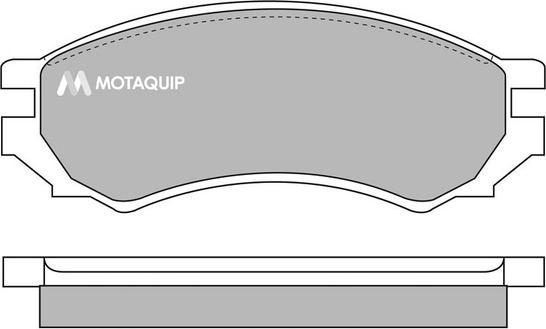 Motaquip LVXL615 - Тормозные колодки, дисковые, комплект autosila-amz.com