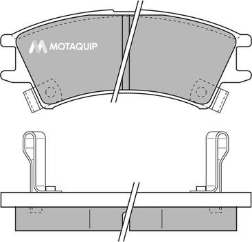 Motaquip LVXL613 - Тормозные колодки, дисковые, комплект autosila-amz.com