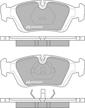 Motaquip LVXL634 - Тормозные колодки, дисковые, комплект autosila-amz.com