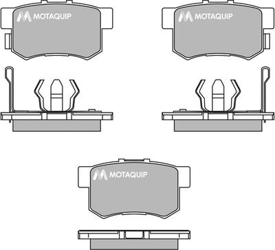 Motaquip LVXL1442 - Тормозные колодки, дисковые, комплект autosila-amz.com