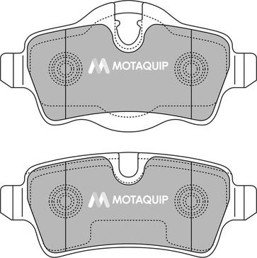 Motaquip LVXL1403 - Тормозные колодки, дисковые, комплект autosila-amz.com