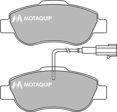 Motaquip LVXL1410 - Тормозные колодки, дисковые, комплект autosila-amz.com