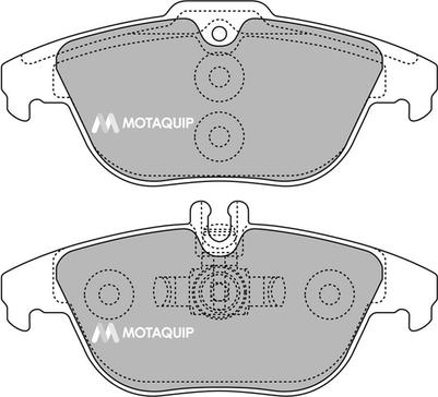 Motaquip LVXL1425 - Тормозные колодки, дисковые, комплект autosila-amz.com