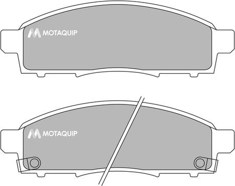 Motaquip LVXL1695 - Тормозные колодки, дисковые, комплект autosila-amz.com