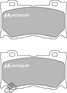 Motaquip LVXL1691 - Тормозные колодки, дисковые, комплект autosila-amz.com