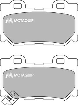 Motaquip LVXL1692 - Тормозные колодки, дисковые, комплект autosila-amz.com