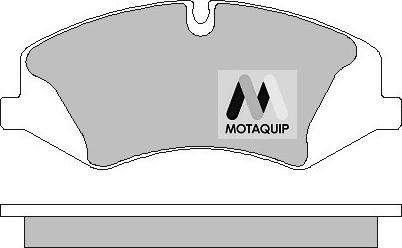 Motaquip LVXL1645 - Тормозные колодки, дисковые, комплект autosila-amz.com