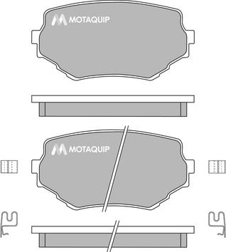 Motaquip LVXL161 - Тормозные колодки, дисковые, комплект autosila-amz.com