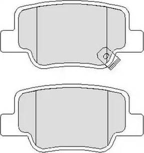 DJ Parts BP2148 - Тормозные колодки, дисковые, комплект autosila-amz.com