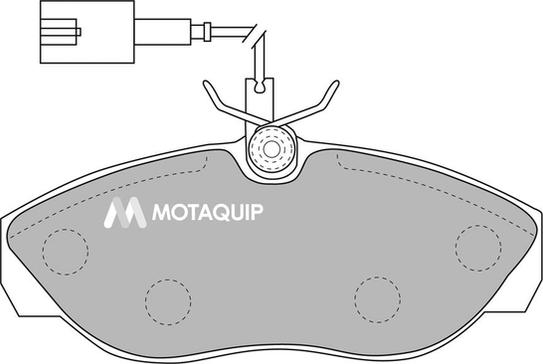 Motaquip LVXL1091 - Тормозные колодки, дисковые, комплект autosila-amz.com