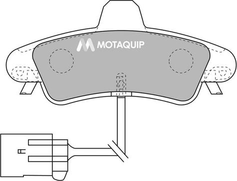 Motaquip LVXL1045 - Тормозные колодки, дисковые, комплект autosila-amz.com