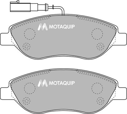 Motaquip LVXL1041 - Тормозные колодки, дисковые, комплект autosila-amz.com