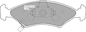 Motaquip LVXL1055 - Тормозные колодки, дисковые, комплект autosila-amz.com
