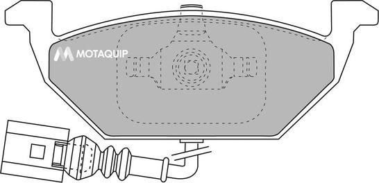 Motaquip LVXL1015 - Тормозные колодки, дисковые, комплект autosila-amz.com