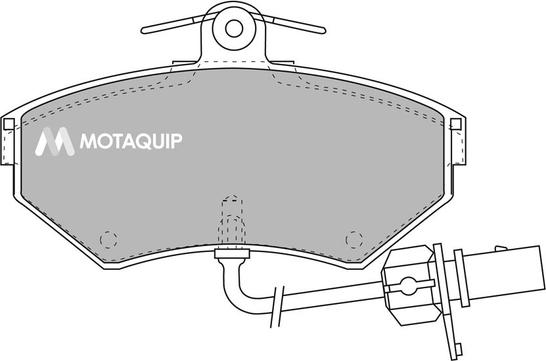 Motaquip LVXL1016 - Тормозные колодки, дисковые, комплект autosila-amz.com