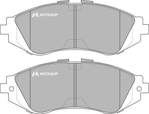 Motaquip LVXL1036 - Тормозные колодки, дисковые, комплект autosila-amz.com