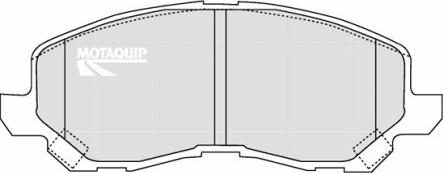 Motaquip LVXL1155 - Тормозные колодки, дисковые, комплект autosila-amz.com