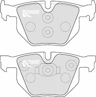 Motaquip LVXL1167 - Тормозные колодки, дисковые, комплект autosila-amz.com