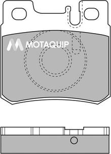 Motaquip LVXL110 - Тормозные колодки, дисковые, комплект autosila-amz.com
