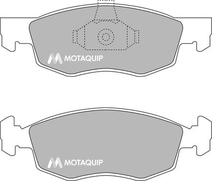 Motaquip LVXL1181 - Тормозные колодки, дисковые, комплект autosila-amz.com