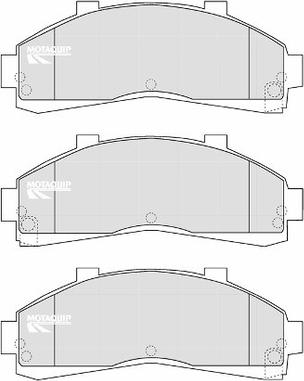 Motaquip LVXL1183 - Тормозные колодки, дисковые, комплект autosila-amz.com