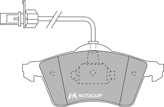 Motaquip LVXL1129 - Тормозные колодки, дисковые, комплект autosila-amz.com