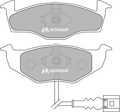 Motaquip LVXL1124 - Тормозные колодки, дисковые, комплект autosila-amz.com