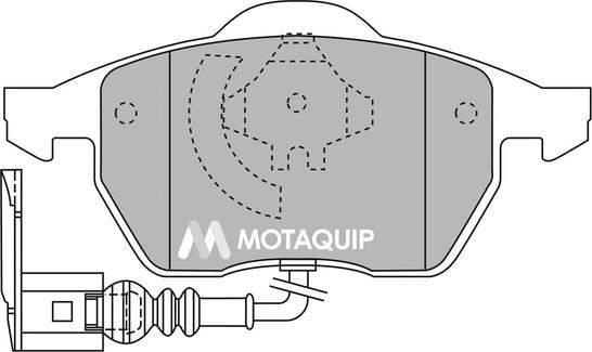 Motaquip LVXL1125 - Тормозные колодки, дисковые, комплект autosila-amz.com