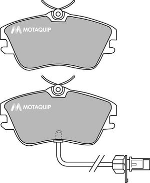 Motaquip LVXL1128 - Тормозные колодки, дисковые, комплект autosila-amz.com