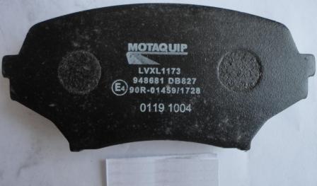 Motaquip LVXL1173 - Тормозные колодки, дисковые, комплект autosila-amz.com