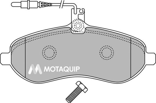 Motaquip LVXL1342 - Тормозные колодки, дисковые, комплект autosila-amz.com