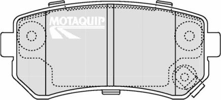 Motaquip LVXL1310 - Тормозные колодки, дисковые, комплект autosila-amz.com