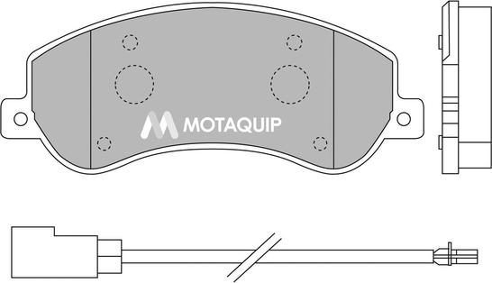 Motaquip LVXL1318 - Тормозные колодки, дисковые, комплект autosila-amz.com