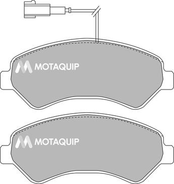 Motaquip LVXL1339 - Тормозные колодки, дисковые, комплект autosila-amz.com