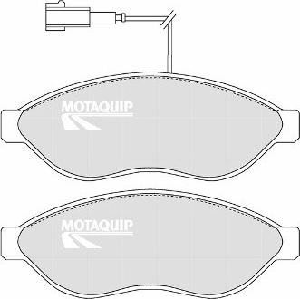 Motaquip LVXL1337 - Тормозные колодки, дисковые, комплект autosila-amz.com