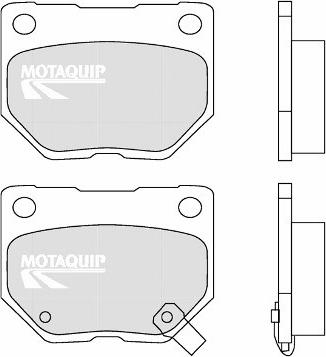 Motaquip LVXL1324 - Тормозные колодки, дисковые, комплект autosila-amz.com