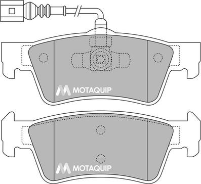 Motaquip LVXL1375 - Тормозные колодки, дисковые, комплект autosila-amz.com