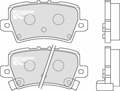 Motaquip LVXL1296 - Тормозные колодки, дисковые, комплект autosila-amz.com