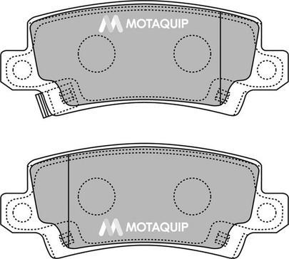 Motaquip LVXL1243 - Тормозные колодки, дисковые, комплект autosila-amz.com