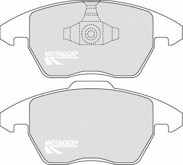 Motaquip LVXL1254 - Тормозные колодки, дисковые, комплект autosila-amz.com