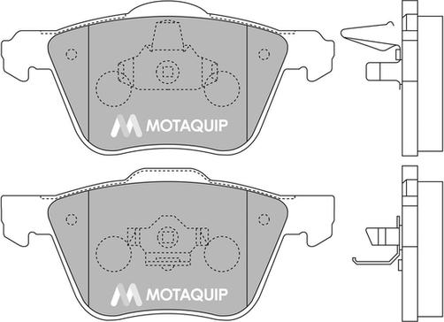 Motaquip LVXL1255 - Тормозные колодки, дисковые, комплект autosila-amz.com