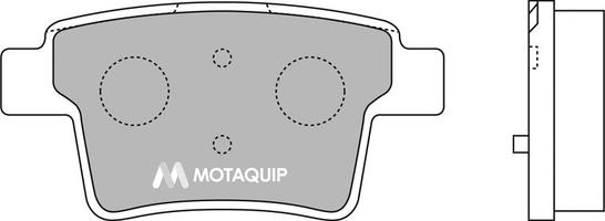 Motaquip LVXL1261 - Тормозные колодки, дисковые, комплект autosila-amz.com
